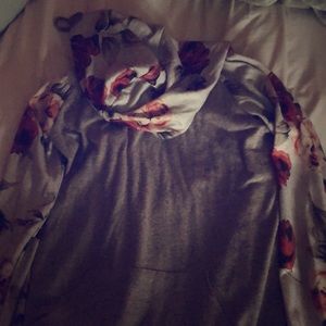 Floral hoodie